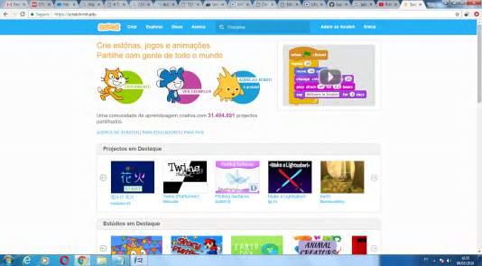 são? Você tem duas opções para poder usar o Scratch.