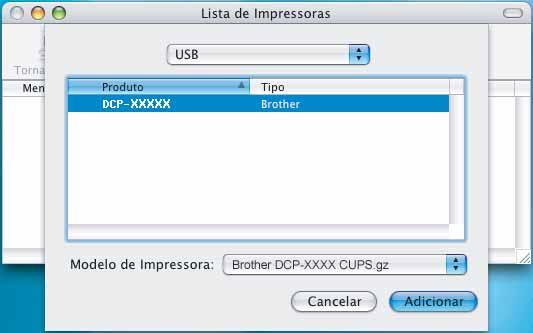 PageManager, clique no ícone Presto! PageManager e siga as instruções no ecrã. 18 Seleccione USB. (Para utilizadores de Mac OS X 10.2.4 a 10.3) USB Para Mac OS X 10.4, avance para a etapa 19.