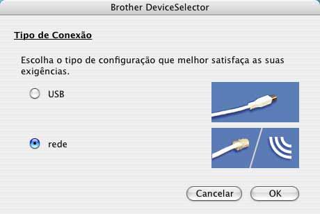 Instalar o Controlador e o Software Para Utilizadores de Interface de Rede (apenas DCP-315CN) Para Mac OS X 10.2.