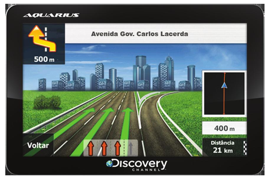 9º passo: Seu GPS exibirá uma mensagem dizendo que parte da rota exige autorização especial.