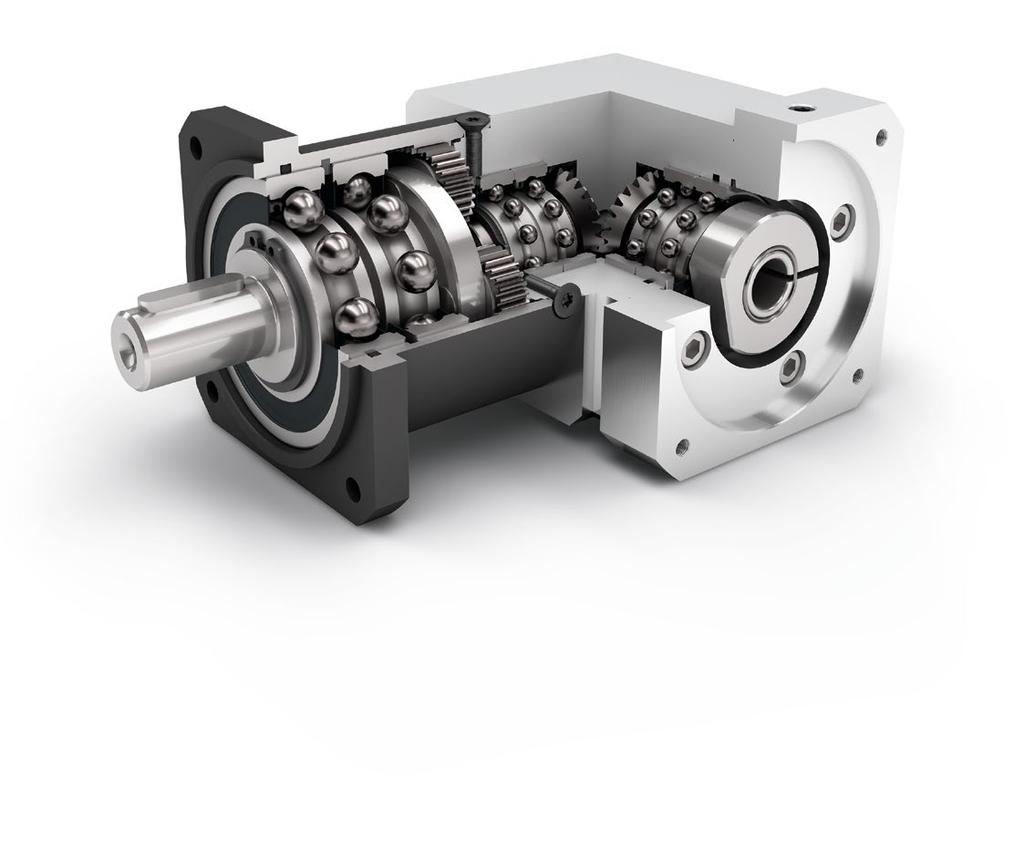 WPLQE Economy Line Flange de saída quadrado O WPLQE pode ser montado diretamente na máquina, sem outros flanges intermediários.