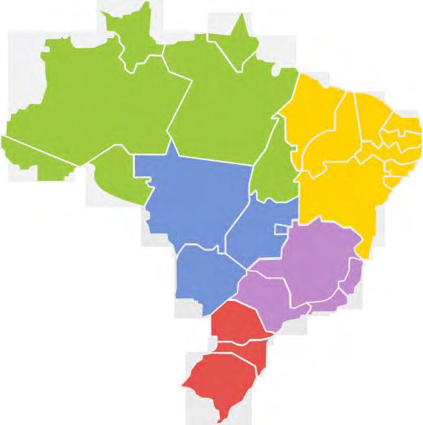 Membros do PHS e GGHH por região do Brasil 8 Brasil 157