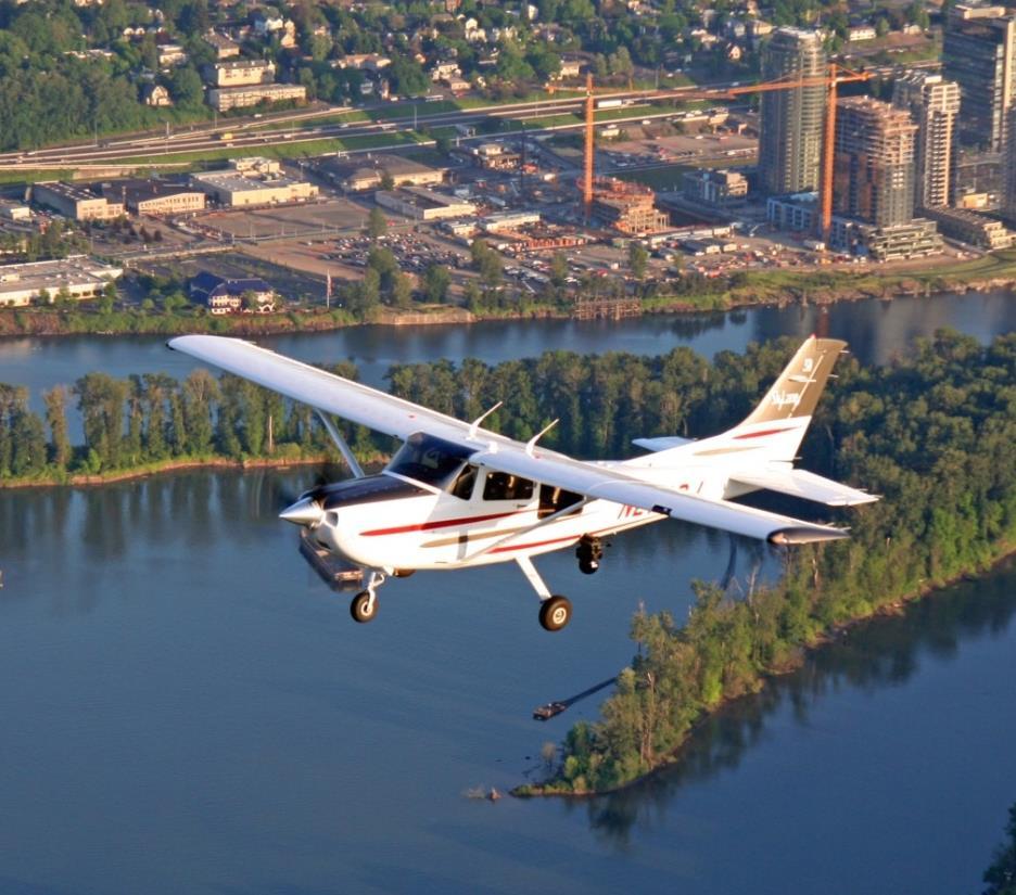 Estudo de Caso - Portland Police Bureau Air Support Unit Inicio de operações com aeronave alugada em 1990 Aquisição de um Cessna 172N (ano 1978) em 1997 Instalação de um sistema Flir