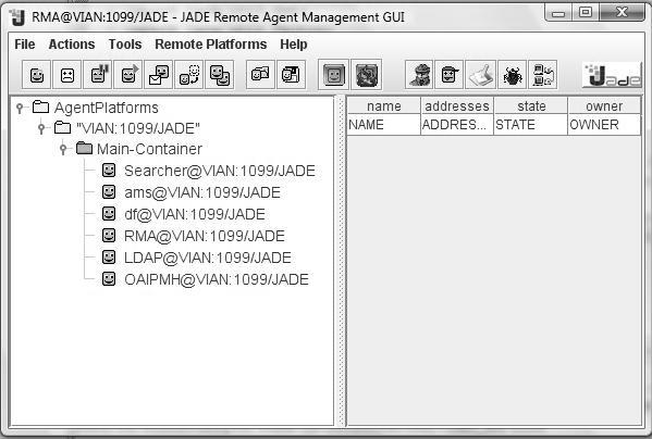 49 jade.wrapper: permite que o Jade seja utilizado como biblioteca em aplicações Java externas.