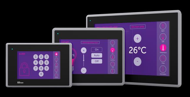 X2-BASE X2-PRO Descrição do Produto A de Interfaces Homem-Máquina (IHMs) constitui a solução ideal para aplicações industriais que empregam terminais de operação e visualização.