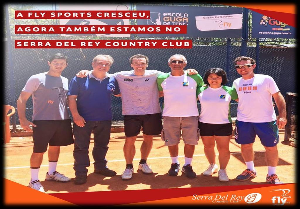 A Wildmann Tênis levou até o Serra Del Rey Country Club, a empresa Fly Sports, especializada em Tênis e representante da