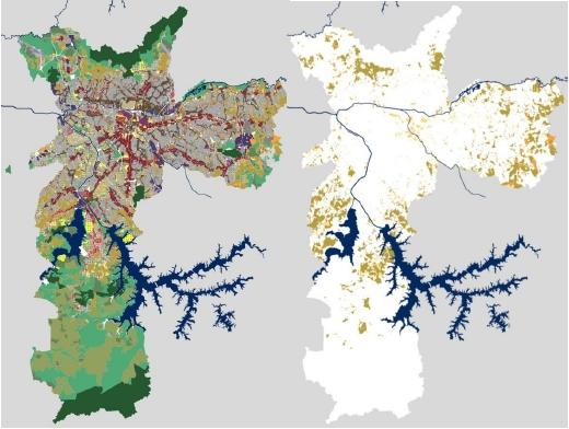 zoneamento da cidade ideal e formal.