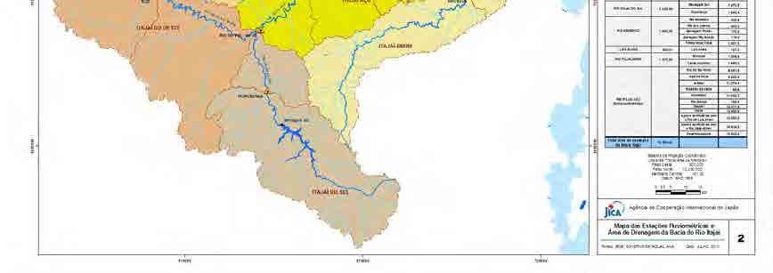 A capacidade de vazão e as instalações hidráulicas existentes no Rio Itajaí são mencionadas no Capítulo.