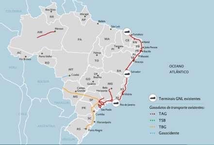 Figura 15. Mapa Brasileiro dos Gasodutos de Transporte Fonte: Empresa de Pesquisa Energética (EPE), 2016. 4.