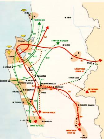 Transportes e Logística Rede rodoferroviária no Oeste e Vale do Tejo Sub-regiões apoiadas por dois eixos radiocêntricos que convergem em Lisboa: A1 ( Lisboa-Porto)