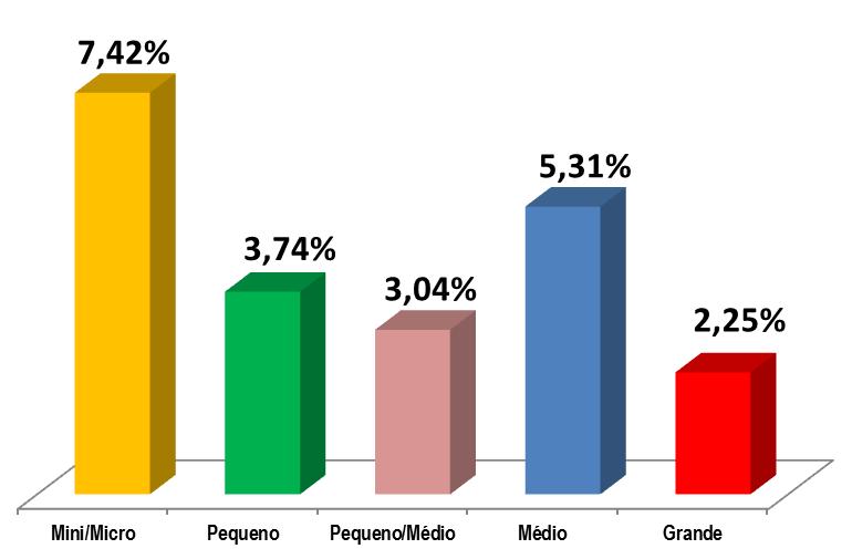 Gráfico 9 Inadimplência do FNO por Porte do Beneficiário Posição em 31/12/2013 6.