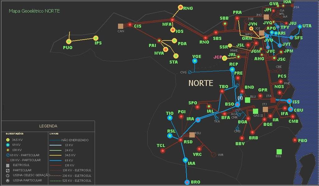 NÚMERO NOME INÍCIO FIM DURAÇÃO CAUSA 1 LT 69 KV BLUMENAU DOIS (BND) - BLUMENAU SALTO (BSO) - CIRCUITO 2 12/03/2017 15:08:05