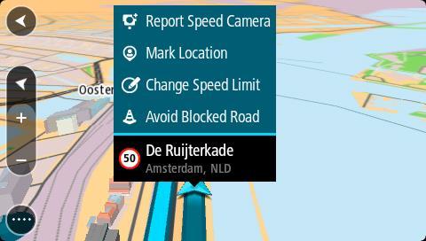 Nota: se pretender comunicar uma alteração de mapas de um tipo não apresentado no menu, utilize o Map Share Reporter em tomtom.com. 5. Siga as instruções para o tipo selecionado de alteração de mapas.