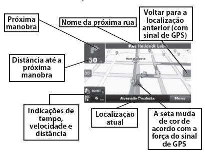 NAVEGAR PARA UM PONTO DE INTERESSE (PDI), PARA UM CEP OU PARA UMA COORDENADA A partir do menu