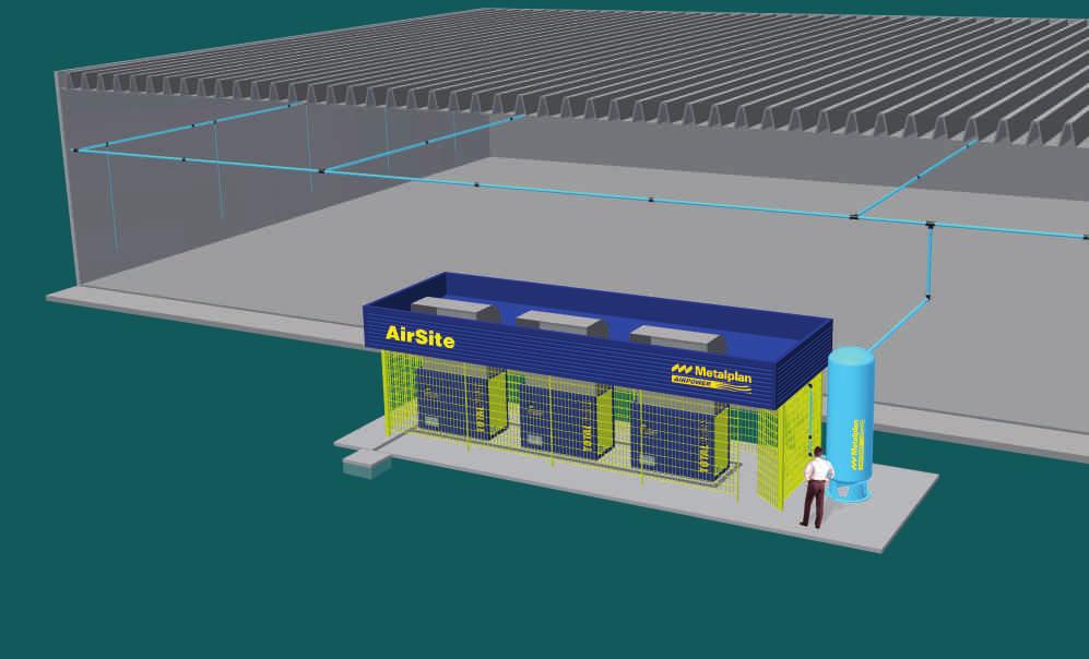 PLANEJAMENTO E EXECUÇÃO DE SISTEMAS DE AR COMPRIMIDO DE ALTA EFICIÊNCIA ENERGÉTICA SISTEMA ISO A Metalplan