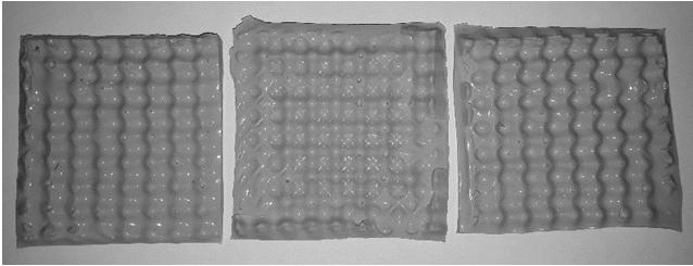 8 d) b) c) Fig. 7. Superfícies 3D impressas: Sup2-Eq1, b) Sup1-Eq2, c) Sup3-Eq3, d) Sup4-Eq4.