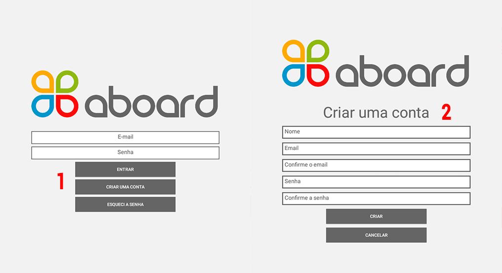 ATENÇÃO : Este cadastro pode ser feito tanto no aboard quanto no aboard Editor. 4 Criar frases Na figura abaixo é mostrada a interface principal do aboard.