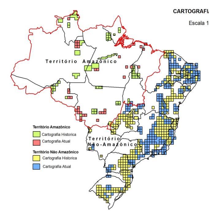 Conhecimento Geológico 1:1.000.000 = 100% 8.500.