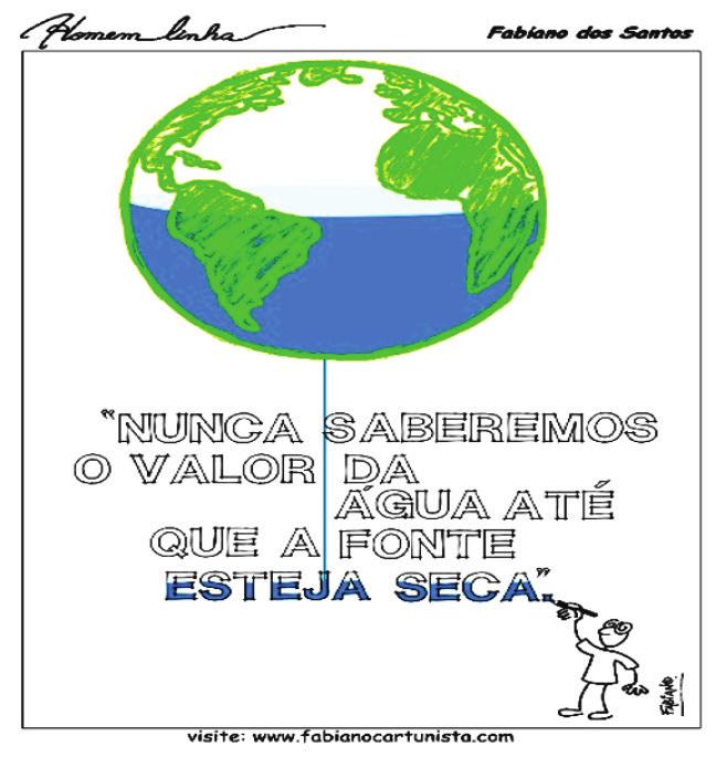 Por isso o deserto é uma plantação que não deu certo. Quem mora no deserto é desertor. Pronto, acabei! Agora vou lá fora tomar água. Texto Disponível em: <ttp://escoladaestanciacnp.blogspot.