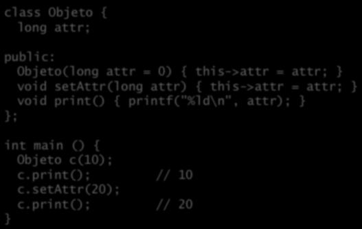 Referências Portanto, além de ponteiros, possui referências: int i; int* p = &i; // Um ponteiro para i. int& r = i; // Uma referência para i. r++; // Incrementa o valor de i.