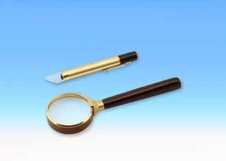 A combinação ideal para inspeção de superfícies e testes individuais com o elegante microscópio em forma de caneta.