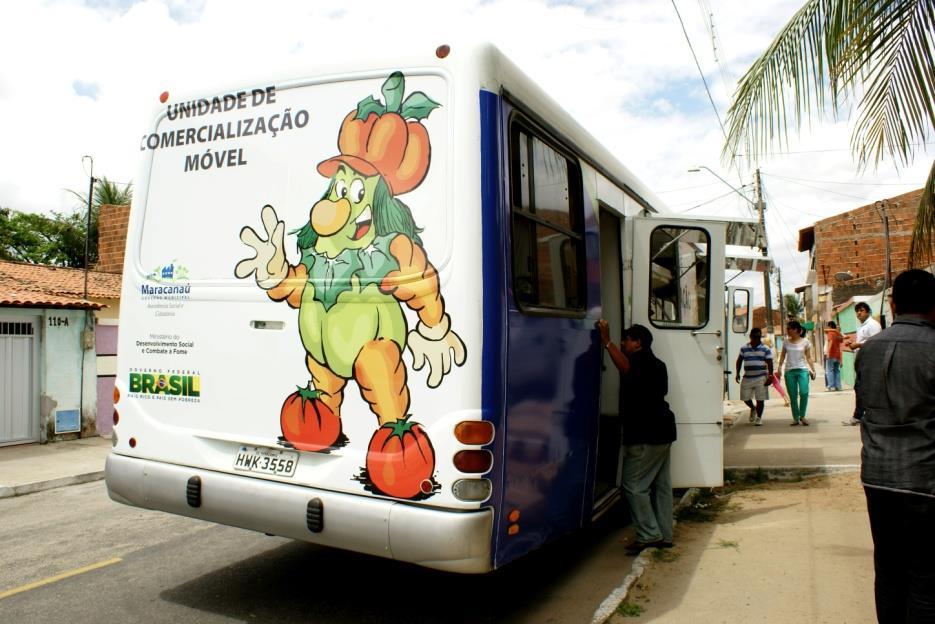 Beneficiamento de agricultores familiares participantes no Projeto Ônibus