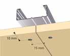 Devem respeitar-se as indicações gerais quanto às distâncias entre os bordos das placas de gesso laminado e os parafusos de fixação aos perfis metálicos.