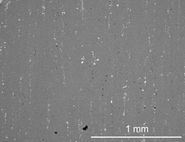 43 Figura 32 - Micrografia obtida por microscopia eletrônica de varredura (imagem com elétrons retroespalhados) da AA 7075 no estado T6.