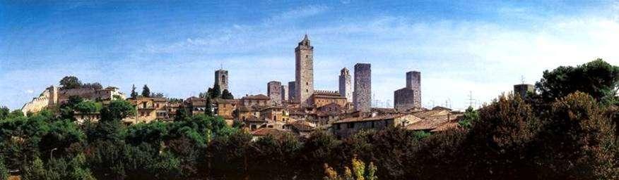 San Gimignano (Toscana, Itália) Enfim, a CIDADE MEDIEVAL constituiu-se