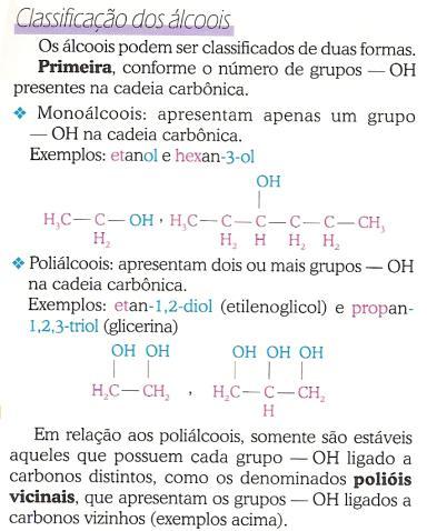 FENÓIS: São compostos orgânicos que apresentam um ou mais radicais hidróxi (-H) ligados diretamente a um anel benzênico.