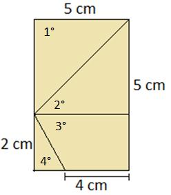 (D) incorreta, a área total da figura é 18 cm². 1 + 5 + 1 = 18cm² Logo a área total é 18cm².