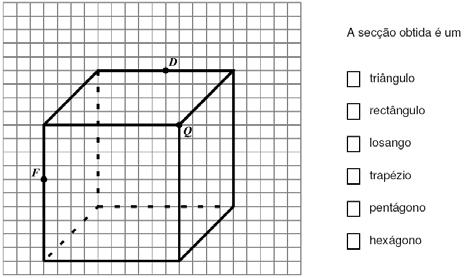 17. Num referencial o.n. z, a condição 2 ( z 2) 4 define uma esfera. Qual das equações seguintes define um plano que divide essa esfera em dois sólidos com o mesmo volume?