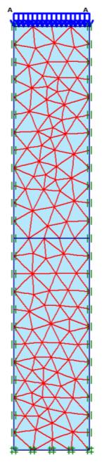 125 Aplicando esses conceitos na célula unitária no estado plano de deformações tem-se um módulo do meio homogêneo equivalente obtido para o modelo planimétrico de e a permeabilidade equivalente do