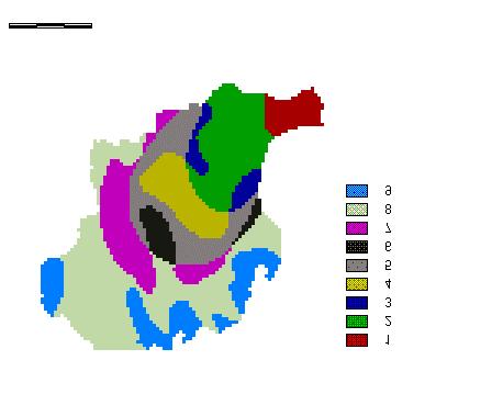 41 0 30 41 0 00 20 0 30 21 0 00 30 km Classe Ta ( o C) Da () 1 22,5 Ta < 24,0 Da 300 2 22,5 Ta < 24,0 200 Da < 300 3 20,0 Ta < 22,5 200 Da < 300 4 22,5 Ta < 24,0 100 Da < 200 5 20,0 Ta < 22,5 100 Da