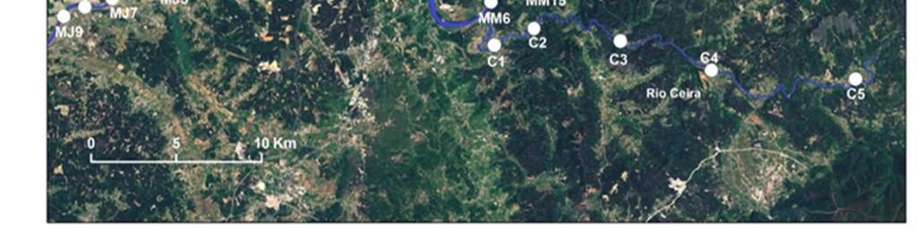 De forma a analisar a influência da época do ano e do troço do rio no tamanho dos animais capturados foi realizado um teste estatístico de análise de variância multivariada, não paramétrico,