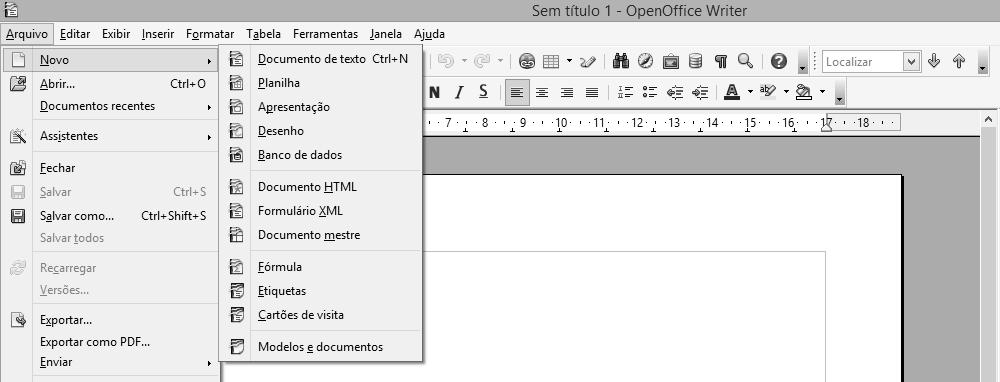 ssistente de Gestão de Políticas Públicas I - Segmento: Gestão dministrativa - () QUSTÃO 49 Tendo como referência a figura apresentada, assinale a opção correta acerca do roffice Writer.