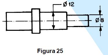 Apresentação da Cotagem Localização das Cotas: c) Sobre o prolongamento horizontal da linha de