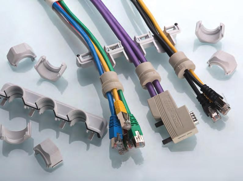 UNI Flange Passagem segura também para cabos pré-montados UNI Flange Secure cable entry, even for preassembled cables Fig. Componentes individuais do UNI Flange Fig.