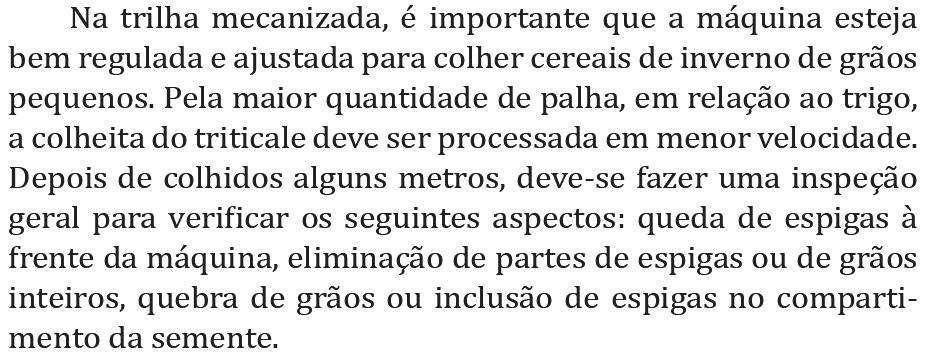 Fonte: Informações técnicas para trigo e triticale Safra 2016.