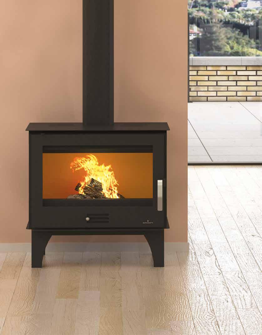 SENA PLUS Estufa frontal Front stove Salamandra frontal SCL DIN Plus 13240 l.