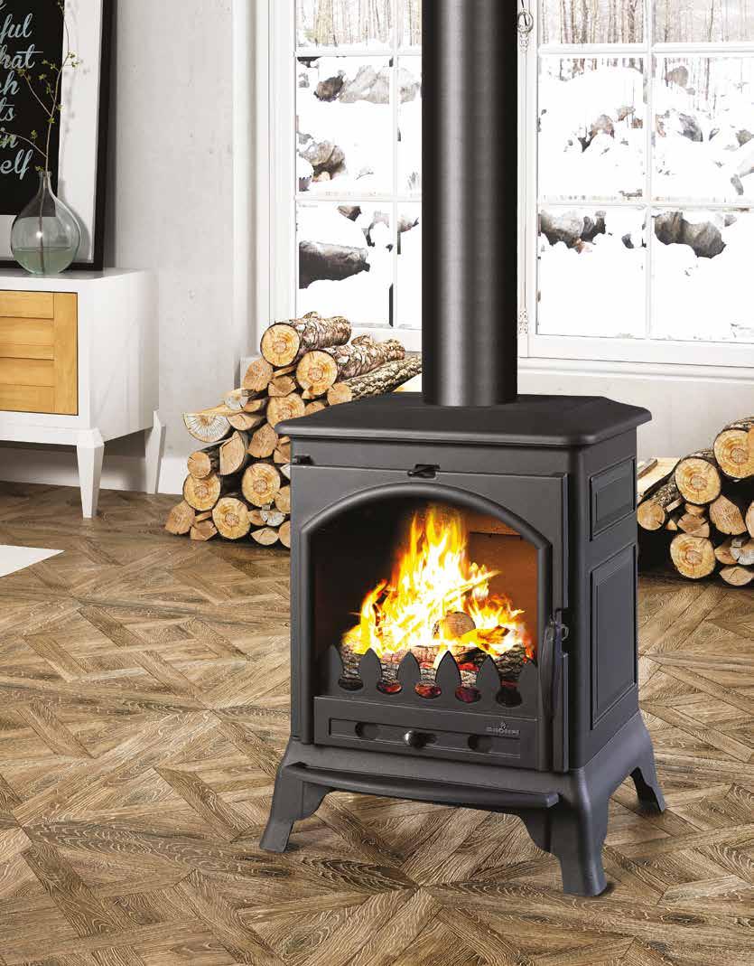 13240 SDC SCL SLC Estufa en fundición multifuel salida superior o posterior Cast-iron multi-fuel stove with upper or rear outlet Salamandra em ferro fundido policombustivel com saída superior ou