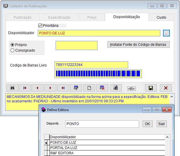 4.d.4) ABA Disponibiliazação Escolha a modalidade de aquisição Clic aqui para inserir