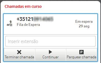 Attendant Console Funcionamento do Attendant Console Terminar Chamada Colocar uma chamada em Espera 46 Terminar Chamada Colocar em Espera Terminar uma chamada Para terminar uma chamada que está em