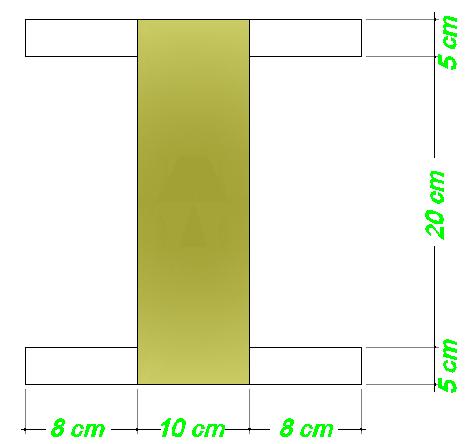 a) 0,65 KN/CM 2 b) 0,75 KN/CM 2 c) 0,85 KN/CM 2 d) 0,95 KN/CM 2 18. Calcular a tensão máxima normal de tração de uma viga, de seção retangular, com momento fletor de 200 KNM?