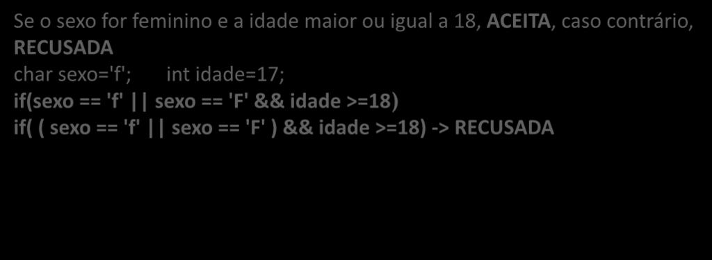 Vamos treinar Onde está o erro?