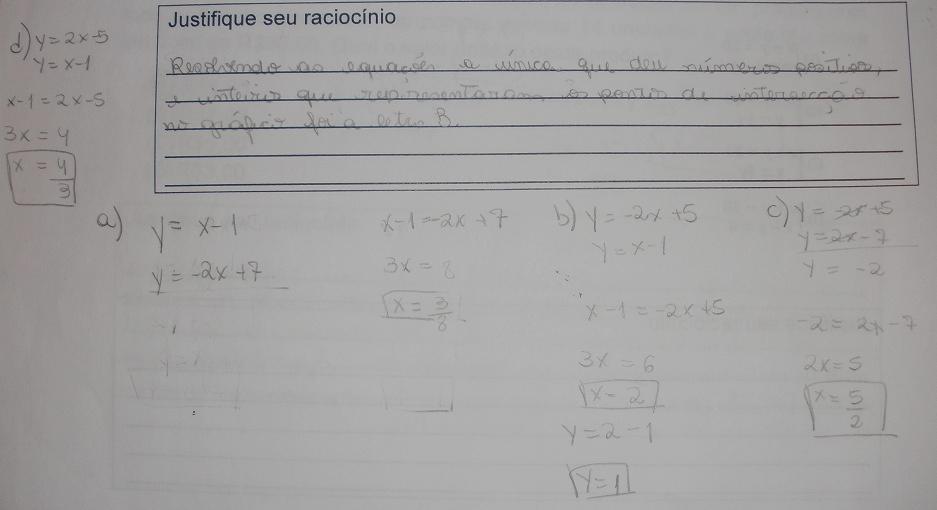 9 O enunciado a seguir diz respeito à 8ª questão, cujo descritor correspondente é o D30, o qual envolve a identificação da relação entre as representações algébrica e geométrica de um sistema de