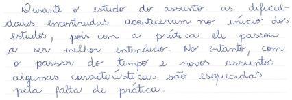 113 Quadro 2 - Protocolo das três duplas para as questões pessoais respondidas antes das Atividades - 2 Quais dificuldades você teve durante o estudo desse assunto?