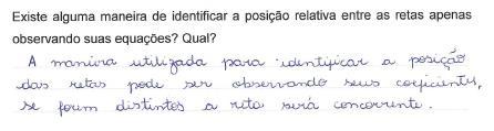 146 Quadro 33 - Respostas dadas pelas três duplas para a questão 3 da Atividade 3 -Parte 2 52 Dupla 3 Dupla 1: Sim, observando os Dupla 2: Sim. Observando os coeficientes. coeficientes angulares.