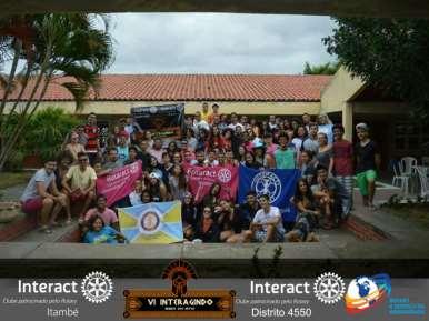 INTERACT CLUB DE ITAMBÉ REALIZA O VI INTERAGINDO Durante os dias 19, 20 e 21 de maio, aconteceu em Itambé BA, o VI Interagindo do Distrito 4550, o Interagindo dos Mitos.
