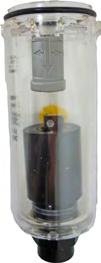 PEÇAS Receptáculo para o cabo de interface da máquina ou para o controle remoto Elemento filtrante de ar (dentro do copo) 428352 (Novo) 428415 *, (opcional) Chave de alimentação Copo do filtro de ar